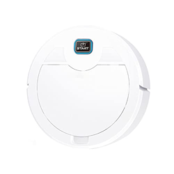 Smart Robot Aspirumeer Multifuncional 3-en 1 Auto Recargable Piso Robot de Barrido seco Máquina de aspiradora húmeda Barredora De Pisos (Color : White características