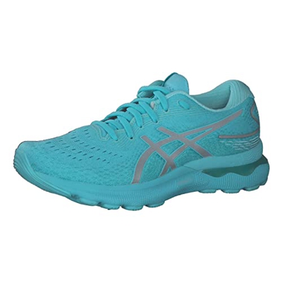 Asics Gel-Nimbus 24 Lite-Show, Running Shoe Mujer, Ice Mint/Sea Glass, 38 EU