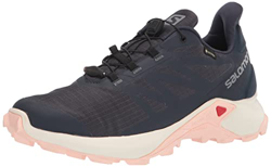 SALOMON Shoes Supercross 3, Zapatillas de Trail Running Mujer, India Ink/Vanilla Ice/Peachy Keen, 40 2/3 EU precio
