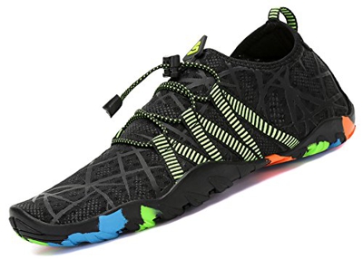 Zapatos de Agua para Buceo Snorkel Surf Piscina Playa Vela Mar Río Aqua Cycling Deportes Acuáticos Calzado de Natación Escarpines para Hombre Mujer,Ne