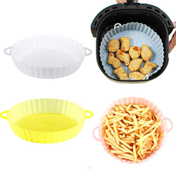SZTT 4 Pcs Air Fryer Silicone Baking Tray, Air Fryer Silicone Pot,Silicone Air Fryer Pan,Reusable Air Fryer Silicone Liner, Baking Silicone Linerfor 3 características