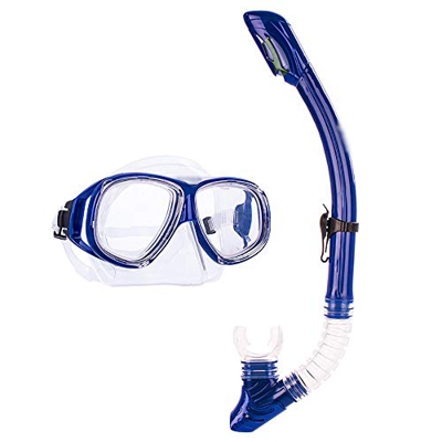 ZIPD Gafas de Buceo Panorámica de Silicona Gafas sin Fugas natación y el Buceo Anti-vaho Gafas de tintorería Equipo de Snorkel para Natación Snorkelin