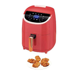 VGAGV Freidora De Aire 3.5L Cocina De Freidora De Aire Digital, 8 Menús Preestablecidos, Temporizador De 60 Minutos Control Temperatura Ajustable Band características