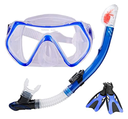 Máscara de buceo, máscara de buceo, gafas de buceo, máscara de buceo, máscara profesional antivaho, máscara de buceo fácil de respirar, tubo de snorke en oferta