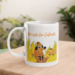 MOL3D - Taza con frase y dibujo. Regalo Original "No esta tan caliente" - 350 ml características