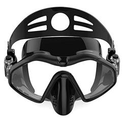 ZIPD Gafas de Buceo Gafas de natación Anti-Ultravioleta Anti-vaho y Anti-Fugas de la máscara de Buceo Snorkel Hombre Joven de Buceo para Natación Snor en oferta