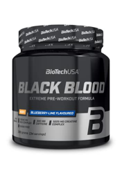 BioTechUSA Black Blood NOX+, Fórmula pre-entreno con un complejo extremo radical NOX, 150 mg cafeína, así como creatina y tirosina para necesidades ex en oferta