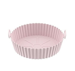 Bandeja for hornear de silicona de freidora de aire, cesta de freidora de aire reutilizable, revestimiento de freidora de aire antiadherente, a prueba características