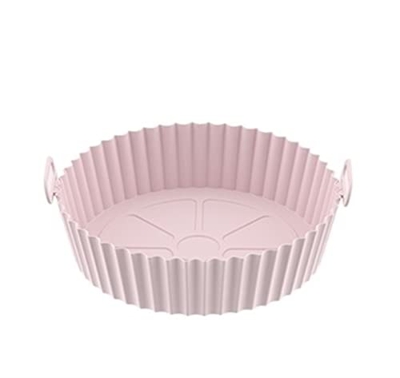 Bandeja for hornear de silicona de freidora de aire, cesta de freidora de aire reutilizable, revestimiento de freidora de aire antiadherente, a prueba