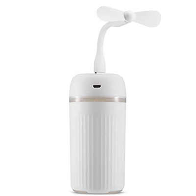 humidifiers for Bedroom Home Appliances USB Humidifier LED Lamp Humidificador (Color : White)