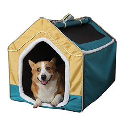 FZ FUTURE Tienda de Jaula para Animales Pequeños, Cama Perro/Gatos-Carpa para Mascotas, Parque de Animales Pequeños, Caseta Perros Exterior Casa Perro precio