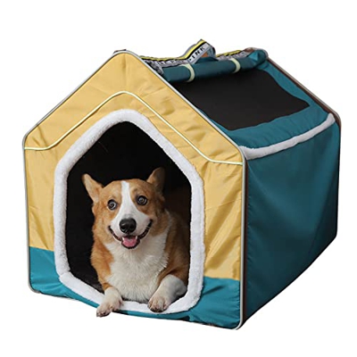 FZ FUTURE Tienda de Jaula para Animales Pequeños, Cama Perro/Gatos-Carpa para Mascotas, Parque de Animales Pequeños, Caseta Perros Exterior Casa Perro