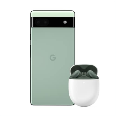 Google Pixel 6a Salvia + Pixel Buds A-Series Oliva