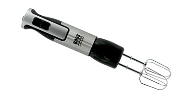 BASS POLSKA Batidora de Mano con Picadora y Accesorios Intercambiables, Potencia continua: 800 W, Potencia de pico: 1200 W, Tensión: 230 V, 50 Hz, Vel