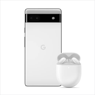 Google Pixel 6a Tiza + Pixel Buds A-Series Blanco