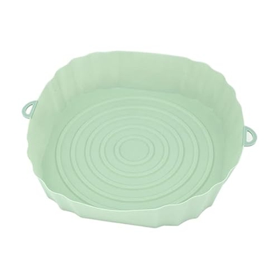 18cm de aire freidora de silicona olla freidora de aire cesta Liner antiadherente horno bandeja para hornear