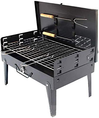 Charcoal Grill Cast Iron Grill Large Picnics Charcoal Grill Premium Barbecue Grill Outdoor Barbecue Stove Outdoor Portable Household Charcoal BBQ Port