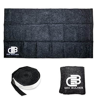 Alfombra barbacoa exterior. Alfombrilla XXL para barbacoa. Alfombra de protección para el suelo exterior. Junta de ahumador autoadhesiva para barbacoa