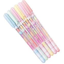 Onsinic 6 Unids/Set Rainbow Water Color Gel Bols 6 En 1 Pen Pastel De Gouache Colorido para Pintar Suministros Escolares Dibujo características