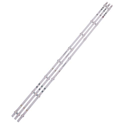 TOPOB 3 PCS 74 5mm LED Tira de retroiluminación Compatible for Vestel Compatible for Bush Dled40287FHD LB40017 V1_05-38S 17DLB40VXR1 VES400unds-2D-N11