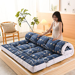 YIbing Tatami Colchón Futón, Japones Futon Plegable, 4 Pulgadas colchón de Piso de futn Extra Grueso para Adultos, Colchon Camping Enrollable, Colchón precio