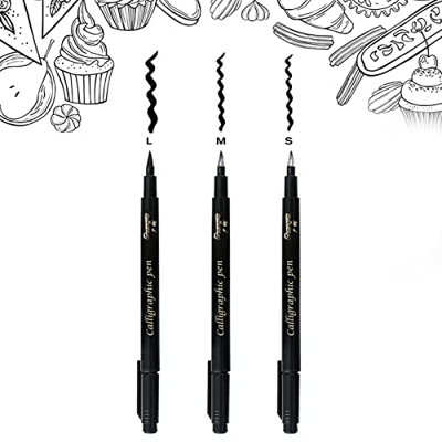 Boligrafos Lettering,Rotuladores de Caligrafía,Rotuladores de Lettering, Plumas de Caligrafía, Rotuladores de Caligrafía para Manga, Bullet Journal, C