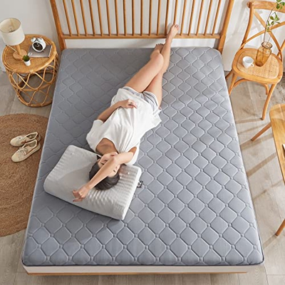 KKCD Enrollar Piso Japonés Cama Piso Colchón para Niños Dormitorio Plegable Colchón Almohadilla para Dormir Summer Cool Futon Colchón Ratán Tatami Pis