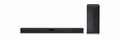 LG Electronics DSL4 Barra de Sonido, 300 W, con subwoofer inalámbrico (2.1 Canales, USB, Bluetooth)