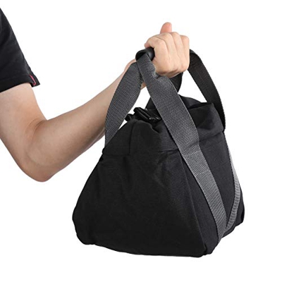 Saco de Arena para Levantamiento de Pesas, Saco de Arena Portátil para Hacer Ejercicio, Saco de Arena de Lona Duradera, Saco de Arena para Pesas Rusas