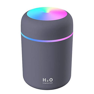 Toranysadecegumy 300ML USB Humidifer de Aire Aroma Difusor de Aceite Esencial con LáMpara RomáNtica Mist Maker Aromaterapia Humidificadores para el Ho