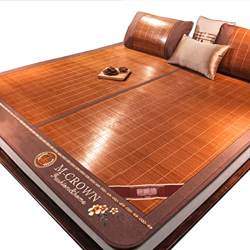 Colchoneta para Cama de Bambú Colchón,Estera de Dormir de Verano,Esterilla de de Seda de Hielo,Enfriamiento Transpirable Plegable,Uso Doble Cara para  precio