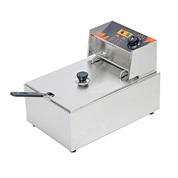 Freidora Comercial, Freidora De Acero Inoxidable con Temperatura Ajustable Y Control De Temperatura, Cesta Extraíble Y Tapa De Acero Inoxidable, para  precio