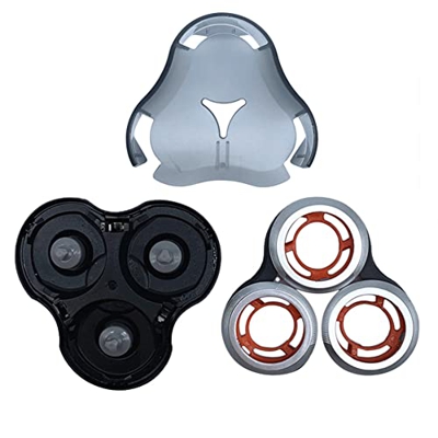 Jerilla Cabezales de Afeitado Parte Inferior de la Unidad Cuadro Soporte de Cuchilla Compatible con Philips Afeitadoras Eléctricas Serie 9000 S9111 S9