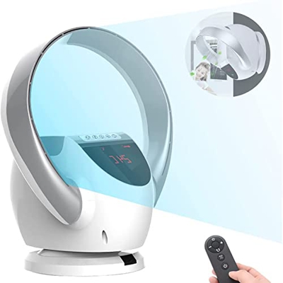 Ventilador Mesa Sin Aspas Ventilador Torre Bajo Ruido Material PC ABS 3 Velocidades De Viento, Satisface Las Necesidades Diseño De Bajo Ruido De 30-50