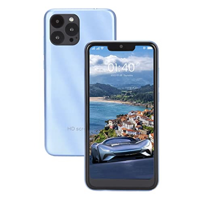 IP13 Pro Max Smartphones Desbloqueados, 6,1 Pulgadas Grande Teléfono Móvil con Pantalla Completa, Cámara de 8MP + 5MP, Triple Ranura para Tarjetas, De