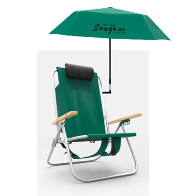 Silla Mochila de playa con sombrilla