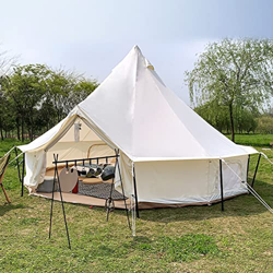 GLWANJG Tienda de campaña de Lujo Grande, Tienda de yurta portátil Impermeable Gruesa Adecuada para 3-8 Personas, Camping al Aire Libre, Equipo de Gra características