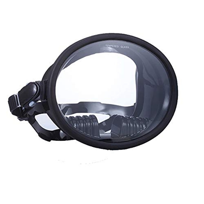 ZIPD Gafas de Buceo Adolescente Sola Ventana de Silicona Templado Lente de Cristal de Gafas de Snorkel for Adultos para Natación Snorkeling (Color : B