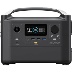 Almacenamiento De Banco De Energía, Estación De Energía Portátil De 600 W Y Generador Solar, Salida De Ca para Viajes De Campamento, Vehículos Recreat en oferta