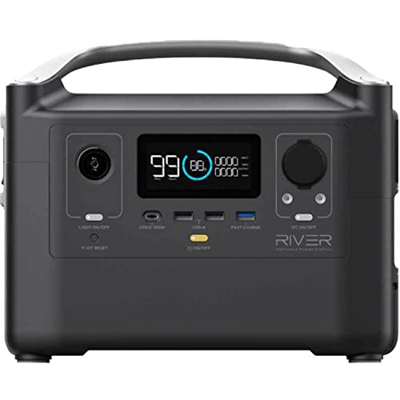 Almacenamiento De Banco De Energía, Estación De Energía Portátil De 600 W Y Generador Solar, Salida De Ca para Viajes De Campamento, Vehículos Recreat