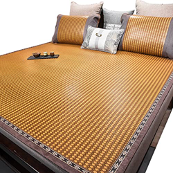 ZHUOZ1T Natural Colchoneta para Colchón,Estera de Dormir Verano de Rota,Estera de Dormir de Antideslizante,Uso de Doble Cara,Refrescante Plegable,para precio