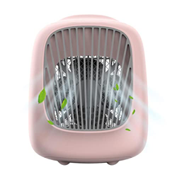 MasYosh Mini Aire Acondicionado Portatil, Refrigerador de Aire, 3 en 1 Mini Enfriador de Aire, Humidificador y Purificador, Silencioso 3 Velocidades d características