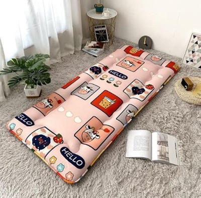 Colchón Grueso para Dormitorio de Estudiantes, Cama Doble Individual Plegable, colchón de Suelo de Tatami Grueso, colchón futón de 90x190cm B 90*190cm