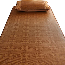 Estera de Dormir Verano de Rota,Natural Colchoneta para Bamboo Colchón,Esterilla De Bambú Antideslizante,Suave y Transpirable,Fresco Pero No Hielo,par precio