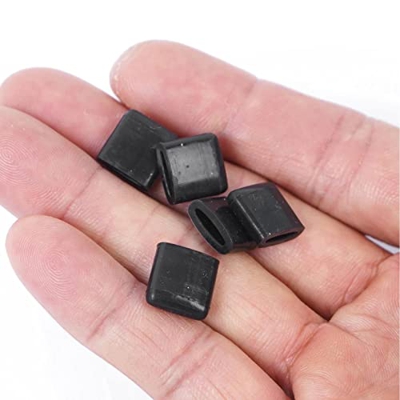 3/5/10 Piezas Parachoques De Goma para Freidora De Aire Bandeja De Freidora De Aire Negra Pies De Goma, Piezas De Repuesto Accesorios De Silicona Cubi