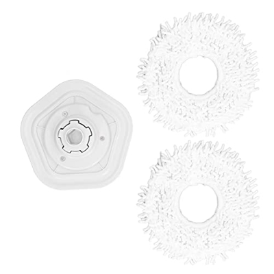 Haofy Robot Sweeper Mop Pads, Piezas de Repuesto de Robot de Barrido Fuerte Absorción de Agua Paño de Limpieza Suave con Soporte para Dreame W10pro