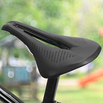 Asiento de bicicleta, hueco, cómodo, transpirable, resistente al desgaste, asiento de bicicleta de carretera, accesorio de repuesto para bicicleta par