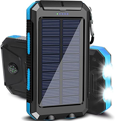 BOTTHEALTH Batería De 5v 20000mah, Recargable para TeléFono MóVil, Cargador PortáTil, Linternas Led De Gran Capacidad, Batería Externa para Viajes Al 