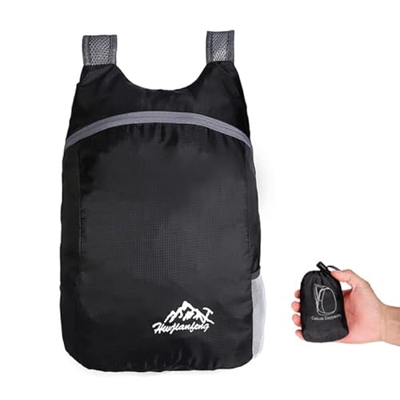 Mochila plegable ultraligera, pequeña mochila de senderismo, duradera, impermeable, ligera, plegable, unisex, ultraligera, plegable para viajes, sende