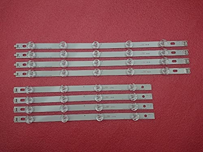 YAKESTYLE Piezas reemplazables- 10Set = 80 PCS LED Flight Strip Compatible con LG 39LN5300 39LN5700 39LN5400 39LA6200 39LN549C 39LN5100 Innotek pola2.